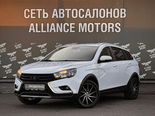 2018 Lada (ВАЗ) Vesta SW Cross I, белый, 915000 рублей, вид 3