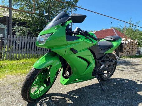 2011 Kawasaki Ninja 250R, зелёный, 250000 рублей, вид 4