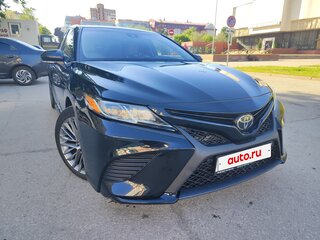 2020 Toyota Camry US Market VIII (XV70), чёрный, 2650000 рублей, вид 5