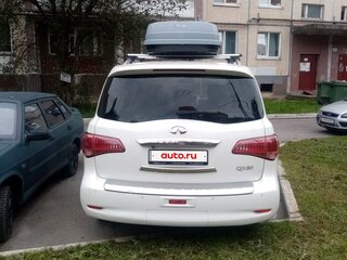 2015 Infiniti QX80 I Рестайлинг, белый, 2500000 рублей, вид 2