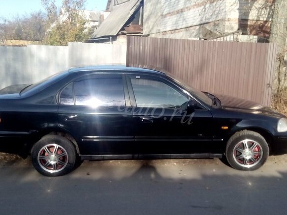 1998 Honda Civic VI, чёрный - вид 4