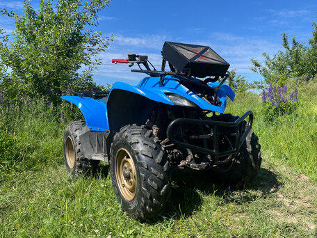 2006 Yamaha Wolverine YFM450, синий, 410000 рублей, вид 1