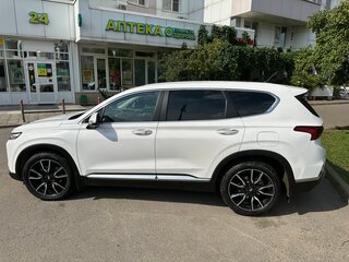2019 Hyundai Santa Fe IV, белый, 2600000 рублей, вид 4