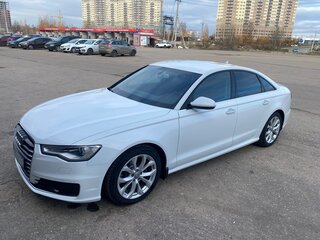 2015 Audi A6 IV (C7) Рестайлинг, белый, 1850000 рублей, вид 3