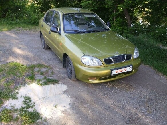 2007 Daewoo Lanos, золотистый, 470000 рублей