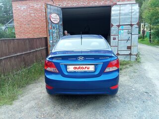2011 Hyundai Solaris I, синий, 850000 рублей, вид 3
