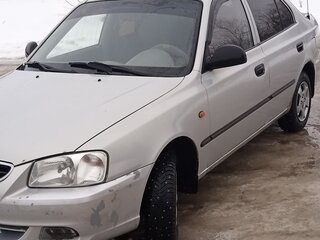 2008 Hyundai Accent ТагАЗ II, серебристый, 390000 рублей, вид 1