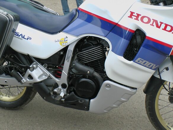 1988 Honda XL600V Transalp, синий - вид 2