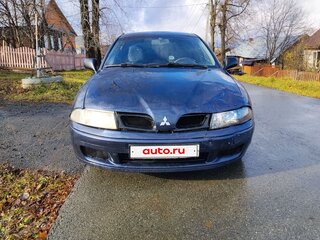 2001 Mitsubishi Carisma I Рестайлинг, синий, 220000 рублей, вид 2