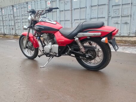 2002 Kawasaki EL125 Eliminator, красный, 200000 рублей, вид 3