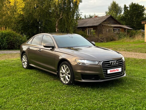 2015 Audi A6 IV (C7) Рестайлинг, серый, 1990000 рублей - вид 4