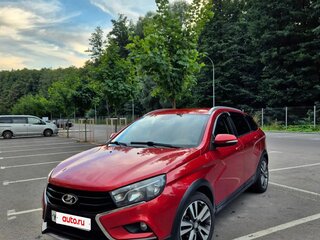 2018 Lada (ВАЗ) Vesta SW Cross I, красный, 950000 рублей, вид 1