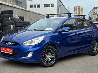 2013 Hyundai Solaris I, синий, 599000 рублей, вид 2