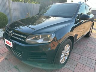 2012 Volkswagen Touareg II, чёрный, 1950000 рублей, вид 1