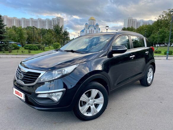 2011 Kia Sportage III, чёрный, 1210000 рублей