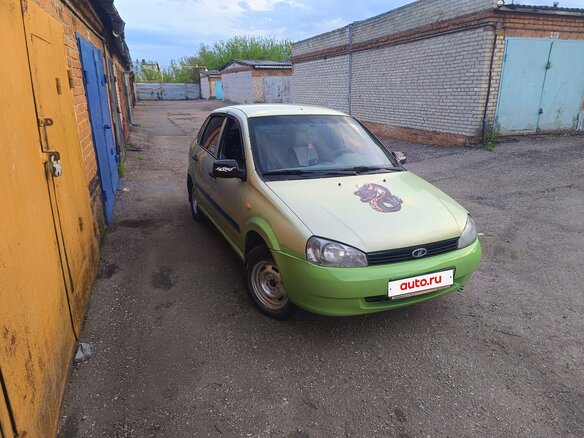 2006 Lada (ВАЗ) Kalina I, зелёный, 250000 рублей - вид 4