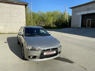 2012 Mitsubishi Lancer X Рестайлинг, серебристый, 1000000 рублей, вид 4