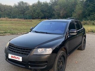 2006 Volkswagen Touareg I, чёрный, 621000 рублей, вид 1