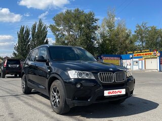 2011 BMW X3 35i xDrive II (F25), чёрный, 1300000 рублей, вид 2