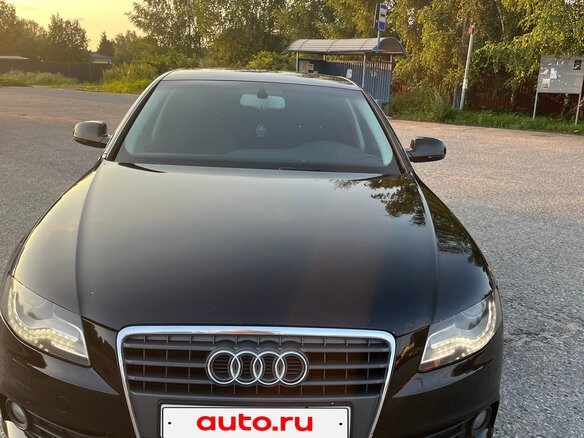 2009 Audi A4 IV (B8), чёрный, 1250000 рублей - вид 1