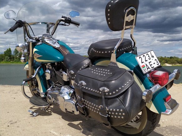 2009 Harley-Davidson Heritage, зелёный, 891501 рублей - вид 5