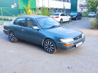 1992 Toyota Corolla VII (E100), зелёный, 320000 рублей, вид 2