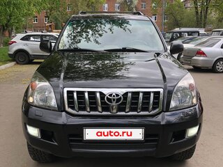 2008 Toyota Land Cruiser Prado 4-speed 120 Series Рестайлинг, чёрный, 2550000 рублей, вид 1