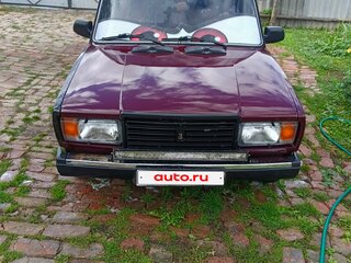 2008 Lada (ВАЗ) 2107, пурпурный, 110000 рублей, вид 1