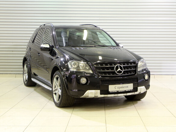 2010 Mercedes-Benz M-Класс 500 II (W164) Рестайлинг, чёрный - вид 2