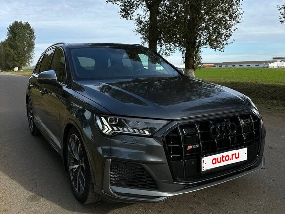 2021 Audi SQ7 I (4M) Рестайлинг, серый, 5490000 рублей - вид 12