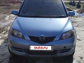 2004 Mazda Demio II (DY), голубой, 450000 рублей, вид 2
