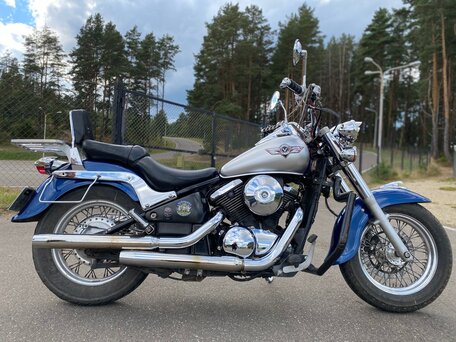 1997 Kawasaki VN800 Vulcan, синий, 337714 рублей, вид 4