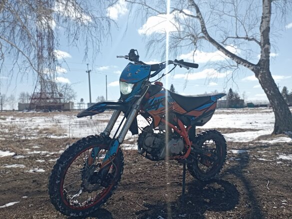 2023 Kayo Evolution YX125EM, синий, 60000 рублей