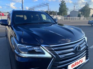 2019 Lexus LX 570 III Рестайлинг 2, синий, 8975000 рублей, вид 4