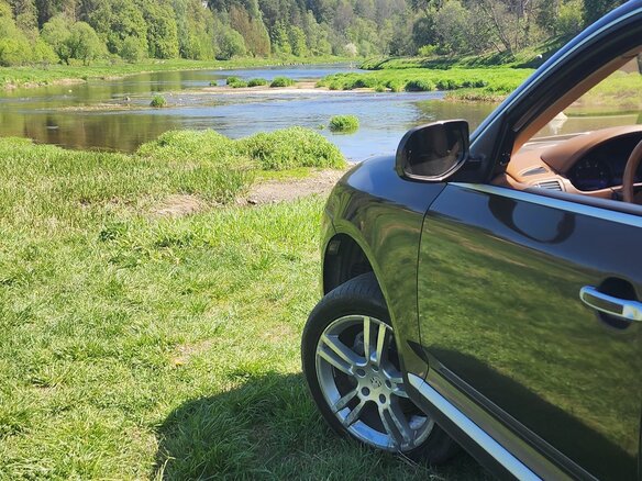 2009 Porsche Cayenne Diesel I Рестайлинг (957), коричневый, 1900000 рублей - вид 29