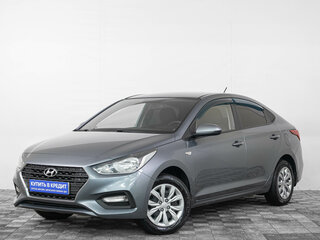 2017 Hyundai Solaris II, серый, 949000 рублей, вид 3