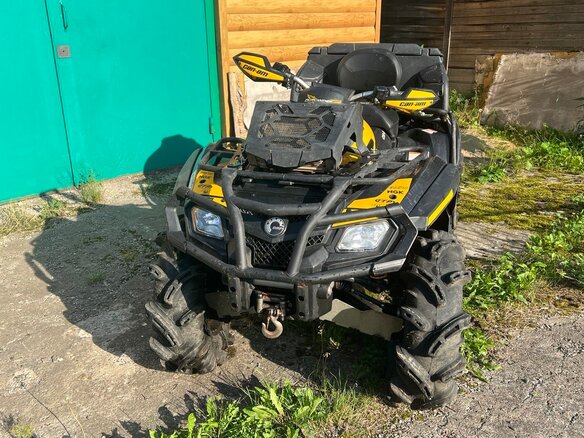 2011 BRP Can-Am Outlander 800, жёлтый, 1200000 рублей