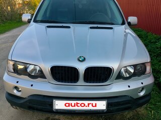 2002 BMW X5 3.0i I (E53), белый, 1100000 рублей, вид 1