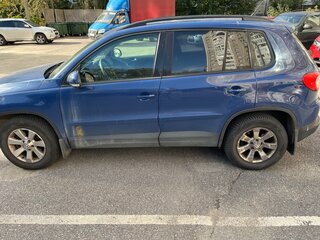 2008 Volkswagen Tiguan I, синий, 725000 рублей, вид 4