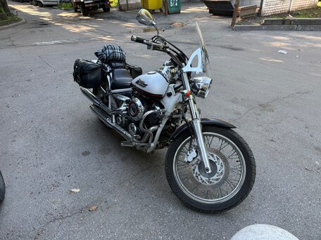 2000 Yamaha XVS400 Drag Star, белый, 360000 рублей, вид 1