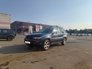 2004 BMW X5 3.0i I (E53) Рестайлинг, синий, 900000 рублей, вид 1
