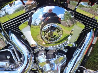 2007 Harley-Davidson Fat Boy, красный, 1500000 рублей, вид 1