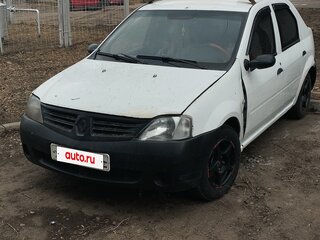 2008 Renault Logan I, белый, 165000 рублей, вид 1