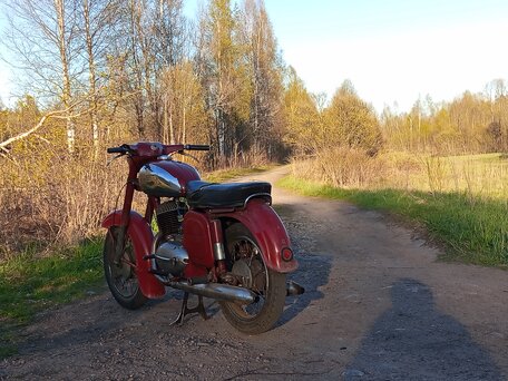 1966 Jawa 250, красный, 75000 рублей, вид 5