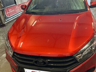 2018 Lada (ВАЗ) Vesta I, красный, 1250000 рублей, вид 1