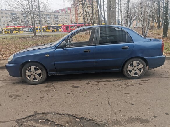 2008 Chevrolet Lanos I, синий, 250000 рублей - вид 6