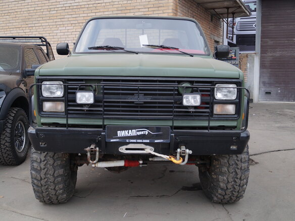 1988 Chevrolet C-10, зелёный - вид 1