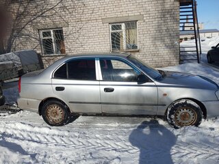 2005 Hyundai Accent ТагАЗ II, серебристый, 220000 рублей, вид 2