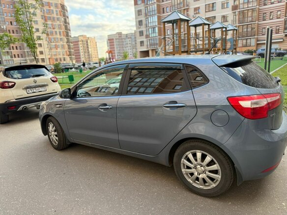 2012 Kia Rio III, голубой, 760000 рублей - вид 4