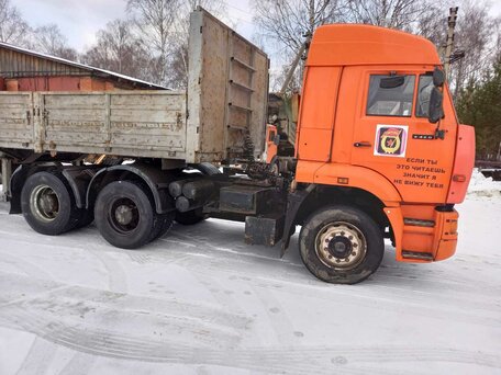 2012 КамАЗ 6460, оранжевый, 1000000 рублей, вид 2